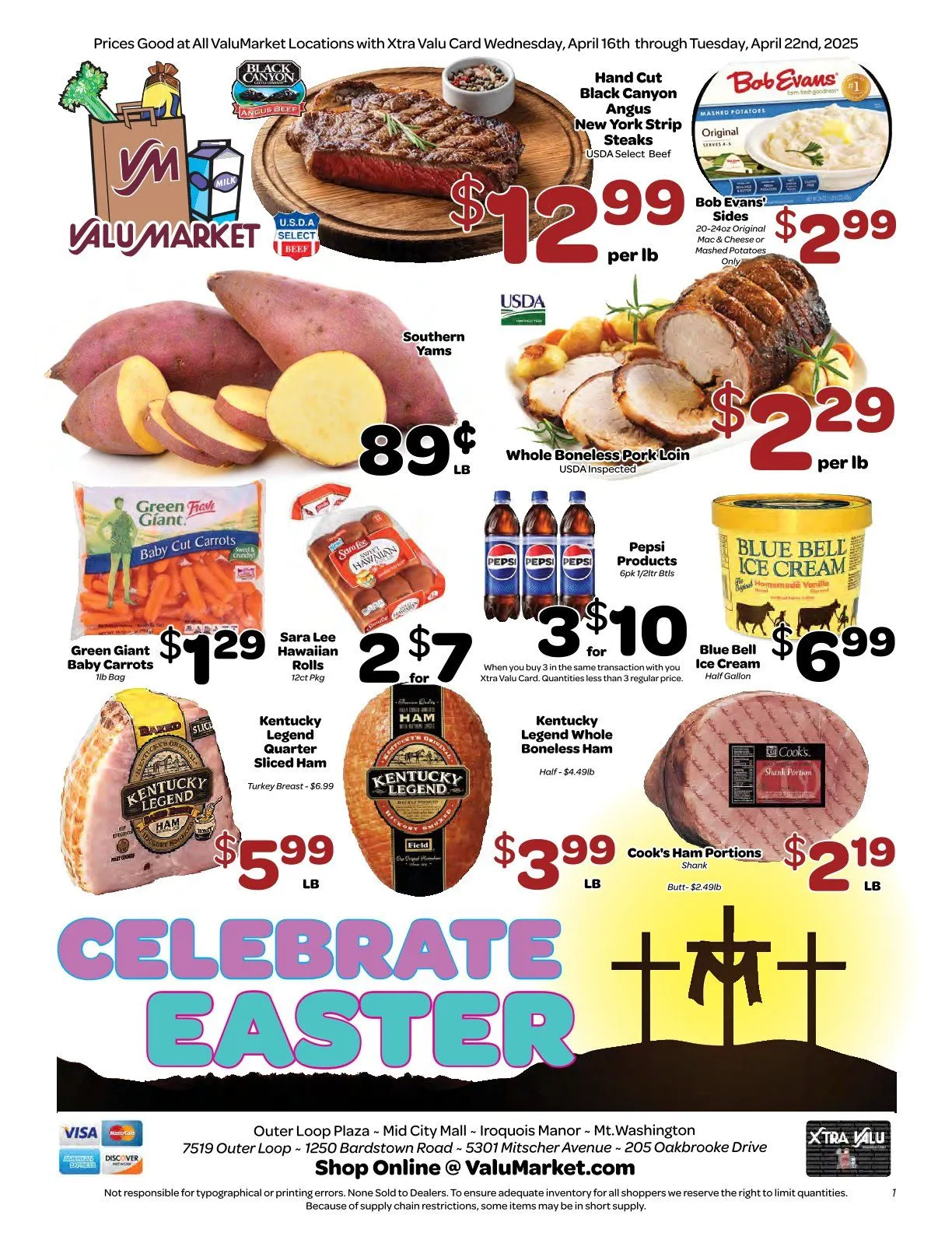 Weekly ad ValuMarket Sales from April 16 to April 22 2025 - Page 1