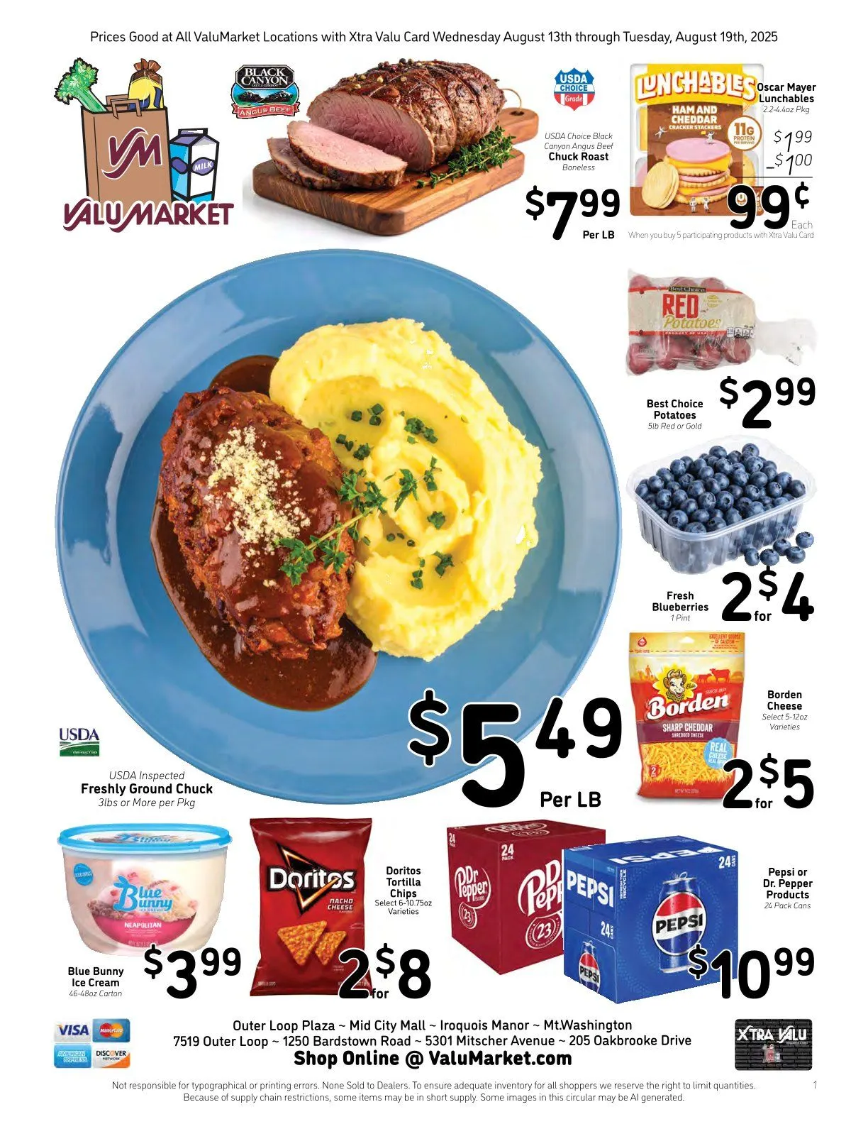 Weekly ad ValuMarket  Sales from August 13 to August 19 2025 - Page 