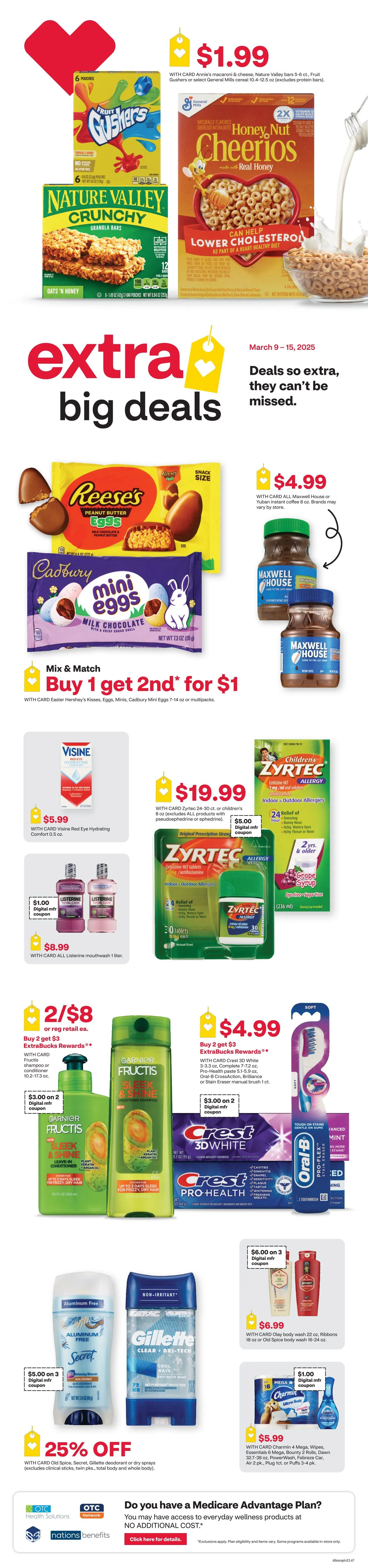 Weekly ad CVS Health Deals from March 11 to March 16 2025 - Page 1