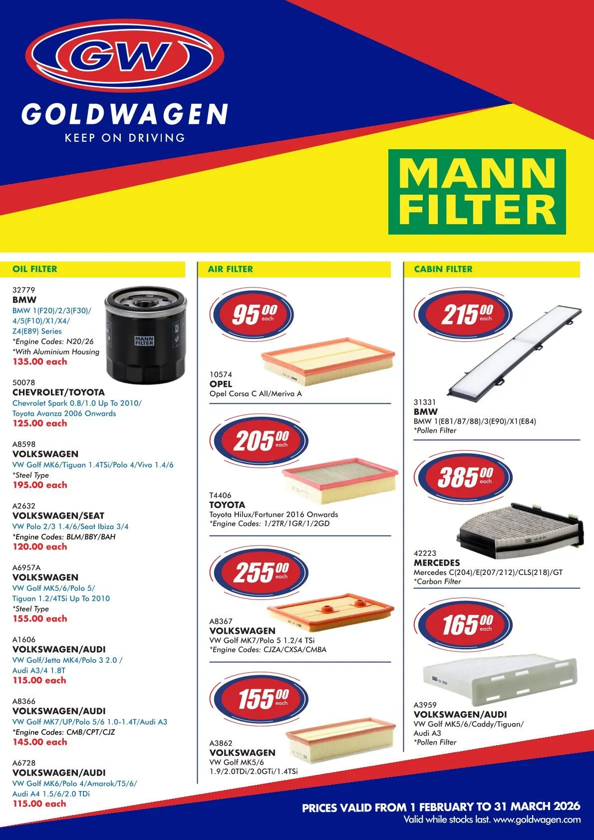 Goldwagen Sales from 1 February to 31 March 2026 - Catalogue Page 