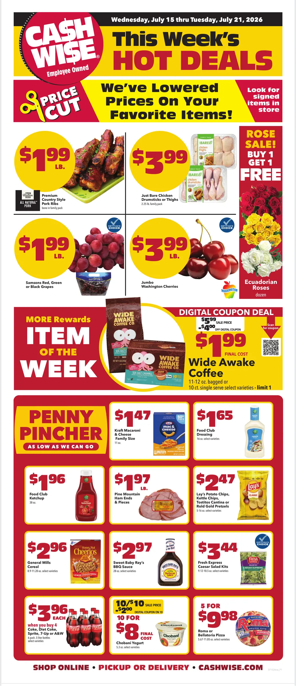 Weekly ad Cash Wise Sales from July 15 to July 21 2026 - Page 