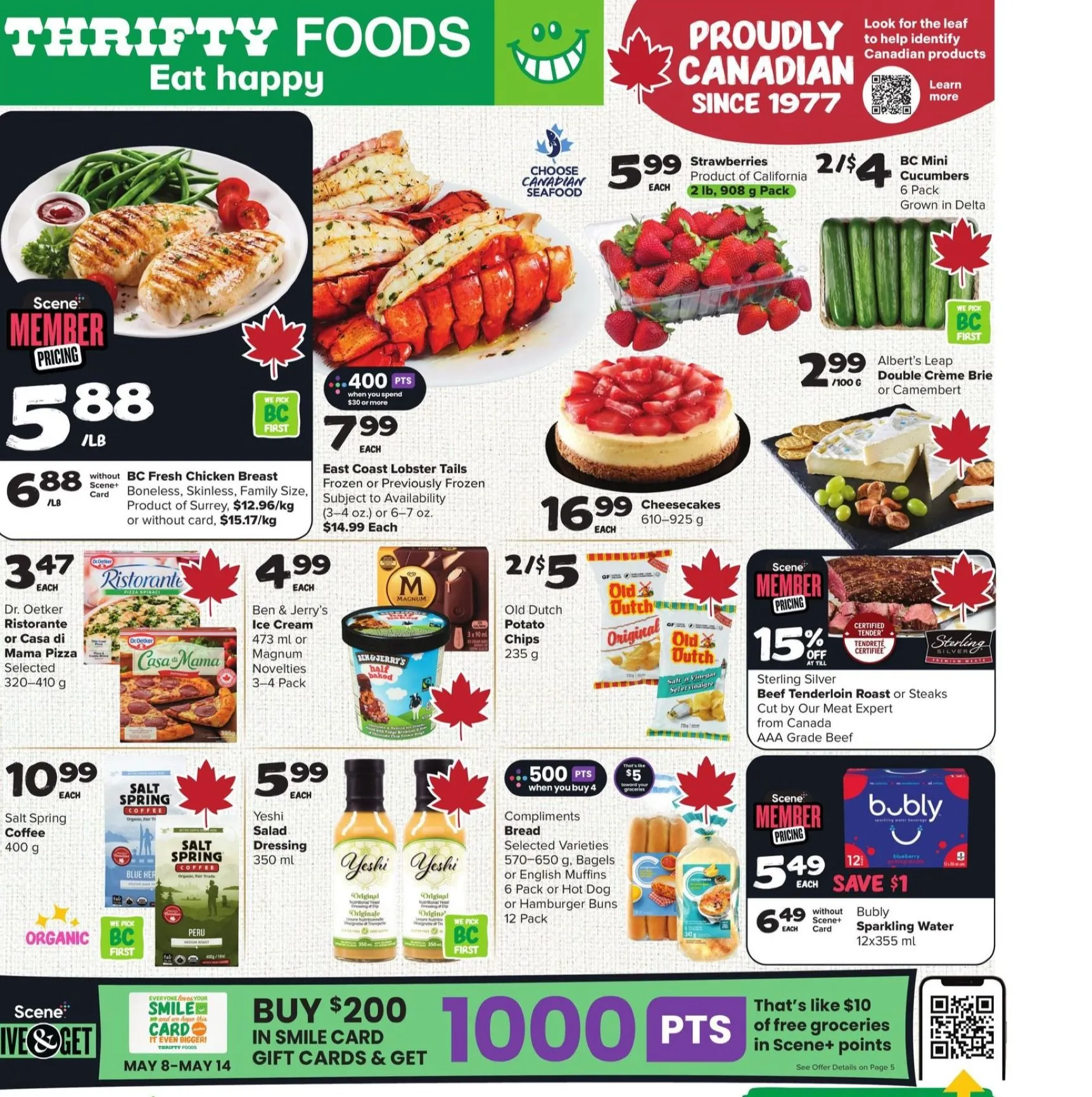 Thrifty Foods Deals from May 8 to May 14 2025 - flyer page 1