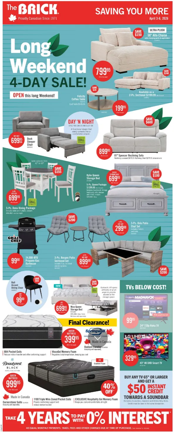 The Brick Sales from March 31 to April 16 2026 - flyer page 1