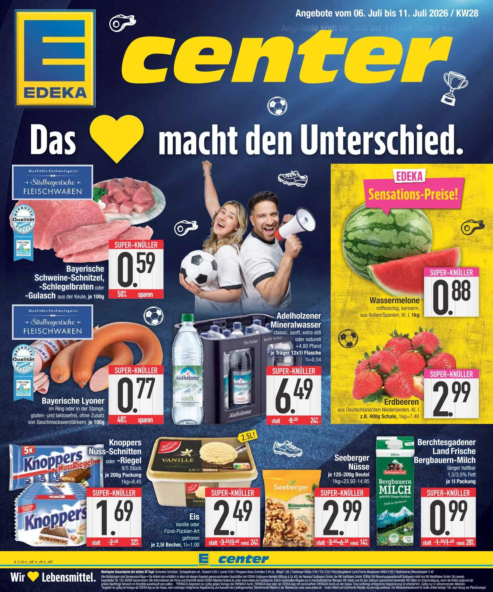  E-Center Angebote von 4. Juli bis 11. Juli 2026 - Prospekt seite 1