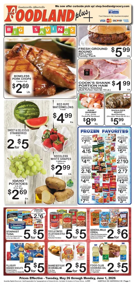 Foodland Sales from May 26 to June 1 2026 - flyer page 1