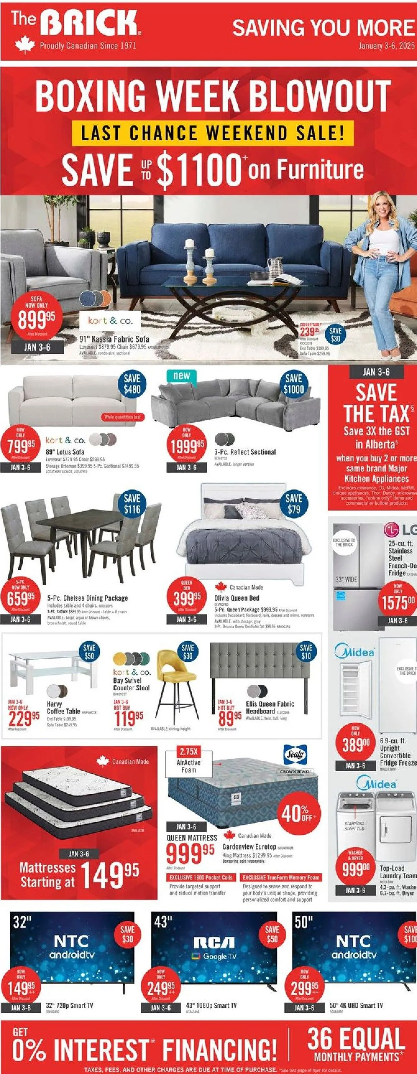 The Brick Angebote from January 1 to January 13 2025 - flyer page 1