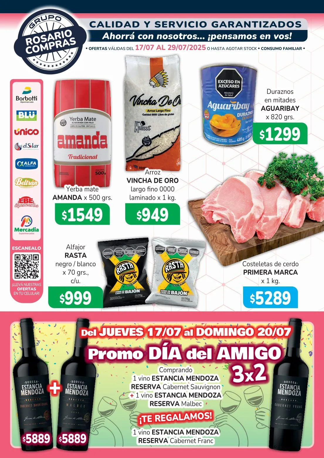 Ofertas de Ofertas Único Supermercados 17 de julio al 29 de julio 2025 - Página 1 del catálogo