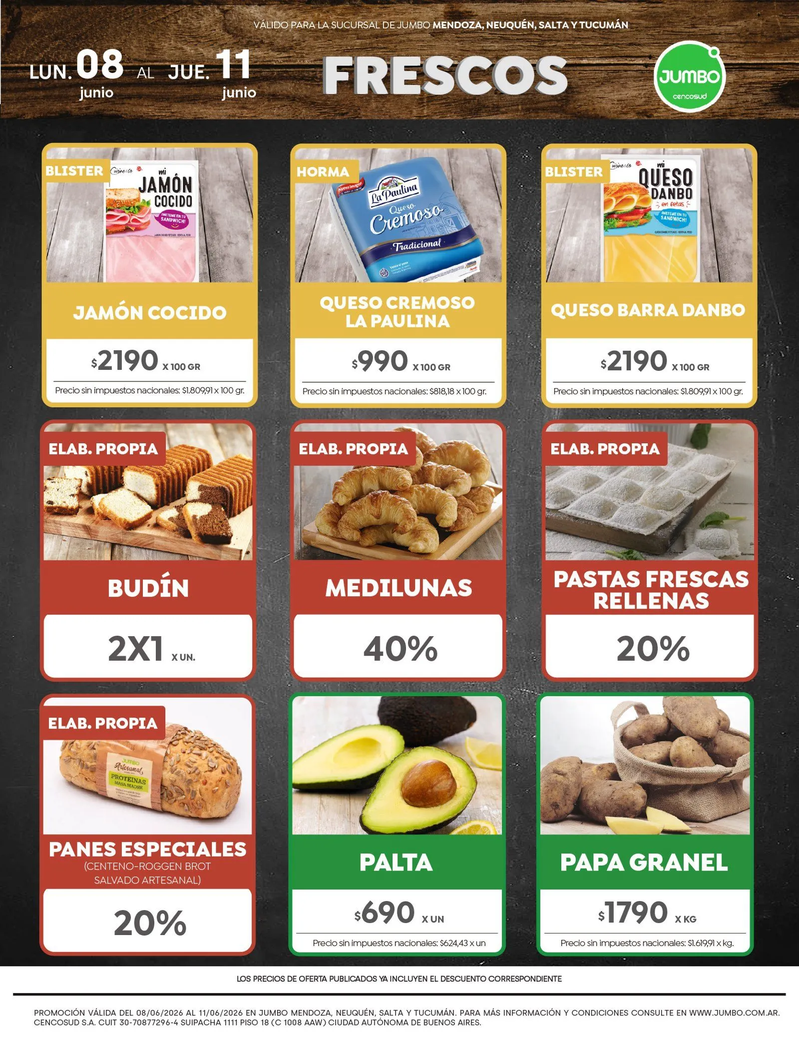 Ofertas de Jumbo Ofertas 8 de junio al 11 de junio 2026 - Página 1 del catálogo