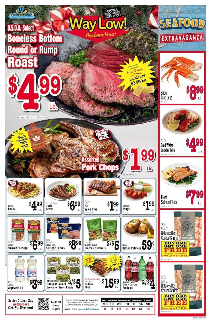Weekly ad Wayfield SALES from December 8 to December 14 2025 - Page 1