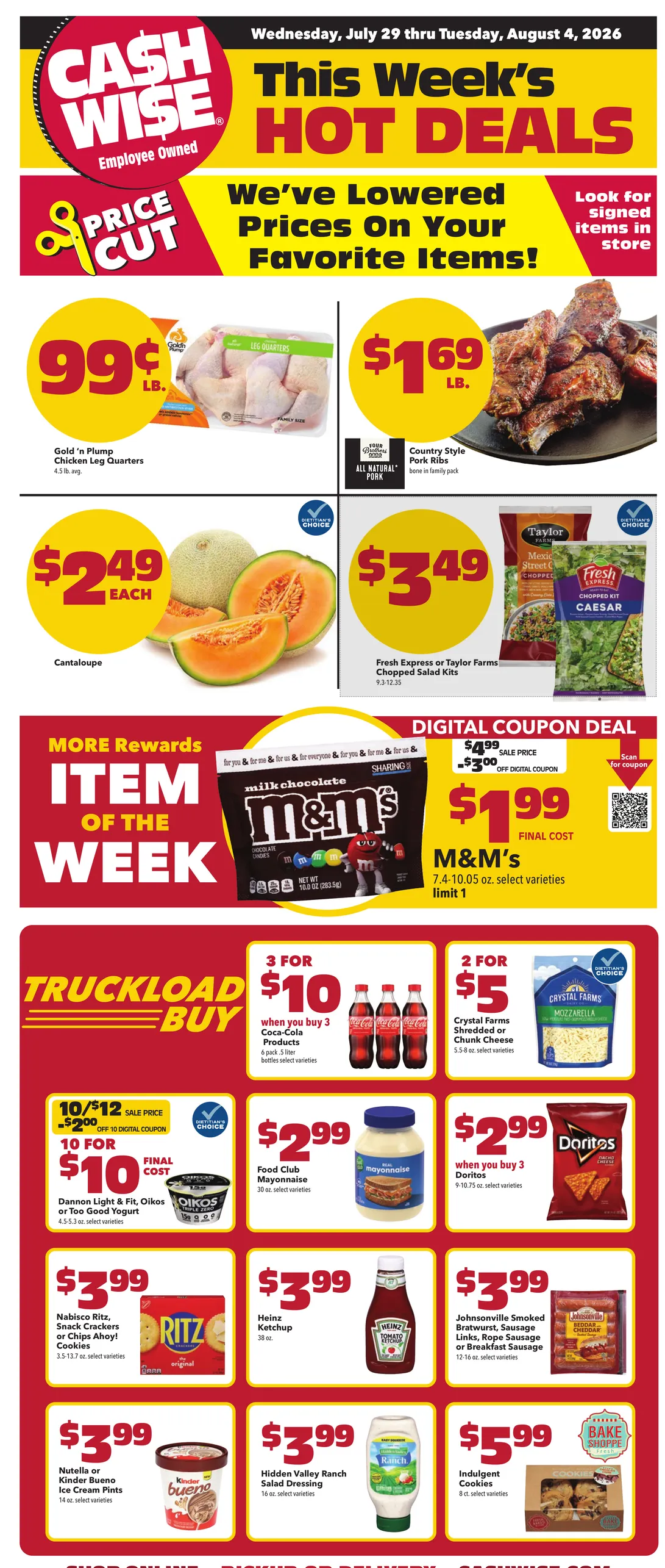 Weekly ad Cash Wise  Sales from July 29 to August 4 2026 - Page 1
