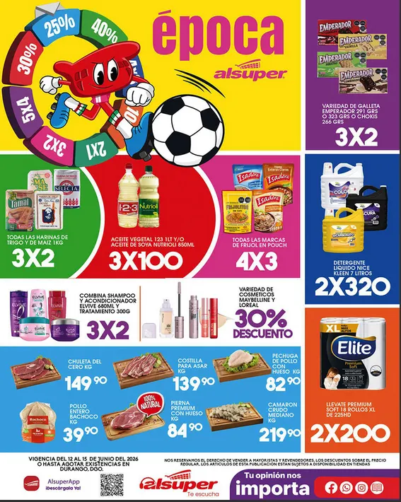Catálogo de Alsuper Ofertas 12 de junio al 15 de junio 2026 - Pagina 1