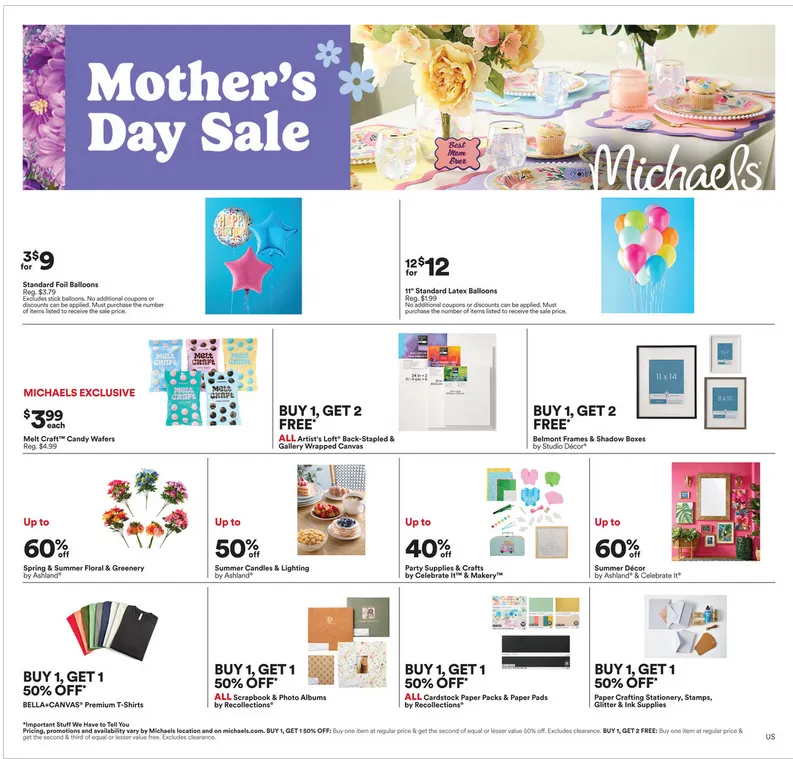 Weekly promotion  Michaels Sales spanning from May 5 to May 9 2026 - Page  for Catalogue 365