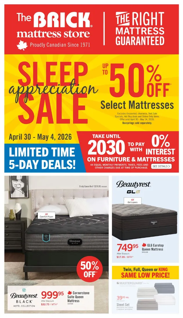 The Brick Sales from April 30 to May 14 2026 - flyer page 
