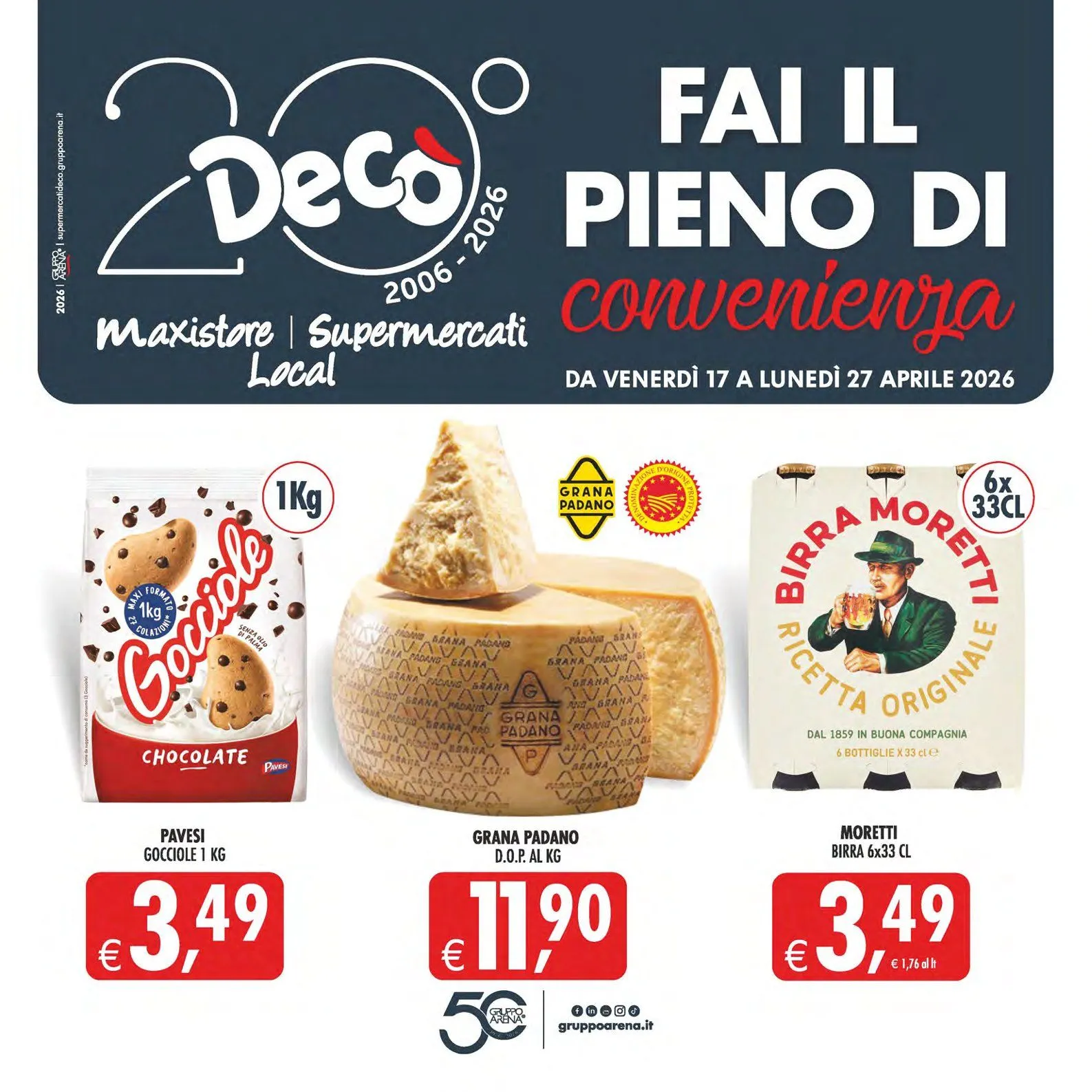 Volantini Deco Supermercati da 17 aprile a 23 aprile di 2026 - Pagina del volantino 1