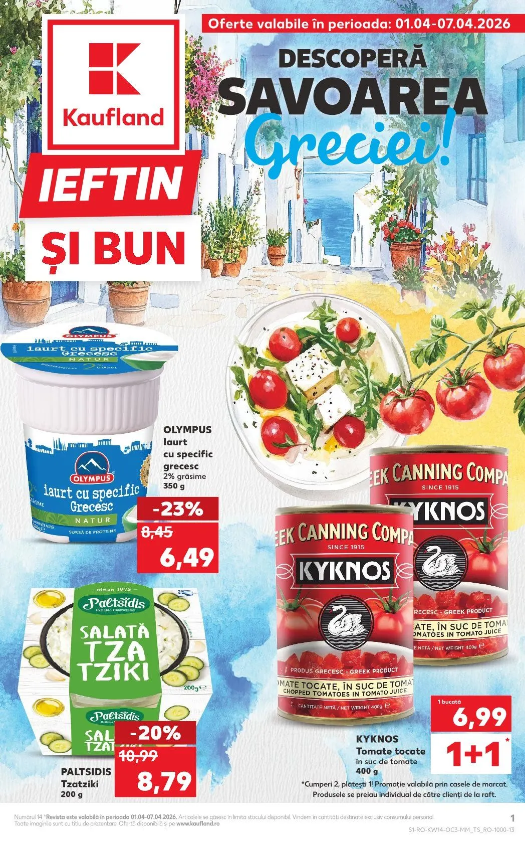 Catalog Kaufland de la 1 aprilie până la 7 aprilie 2026 - Revista Pagina 1