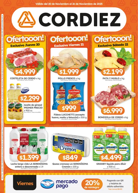 Ofertas de Cordiez Ofertas 20 de noviembre al 29 de noviembre 2025 - Página  del catálogo