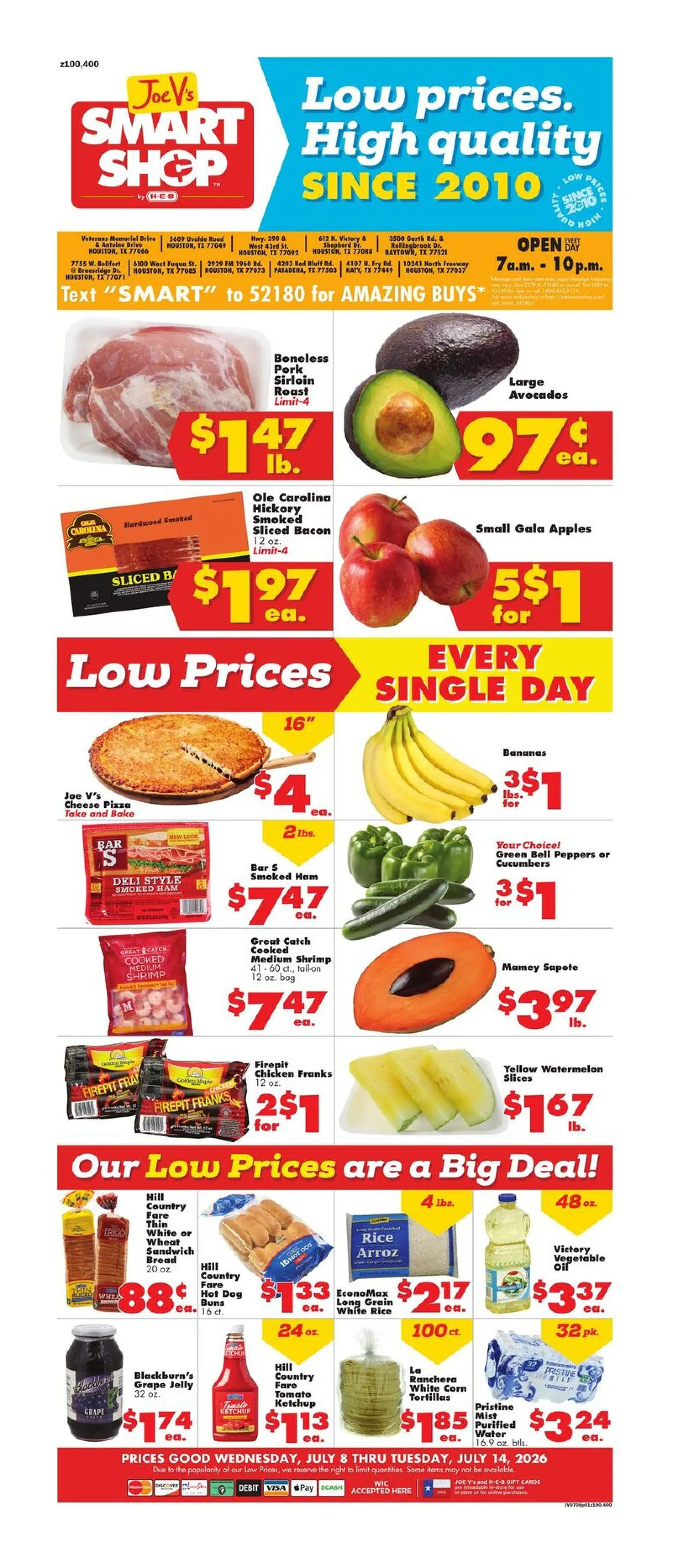 Weekly ad Joe V's Smart Shop Sales from July 8 to July 14 2026 - Page 