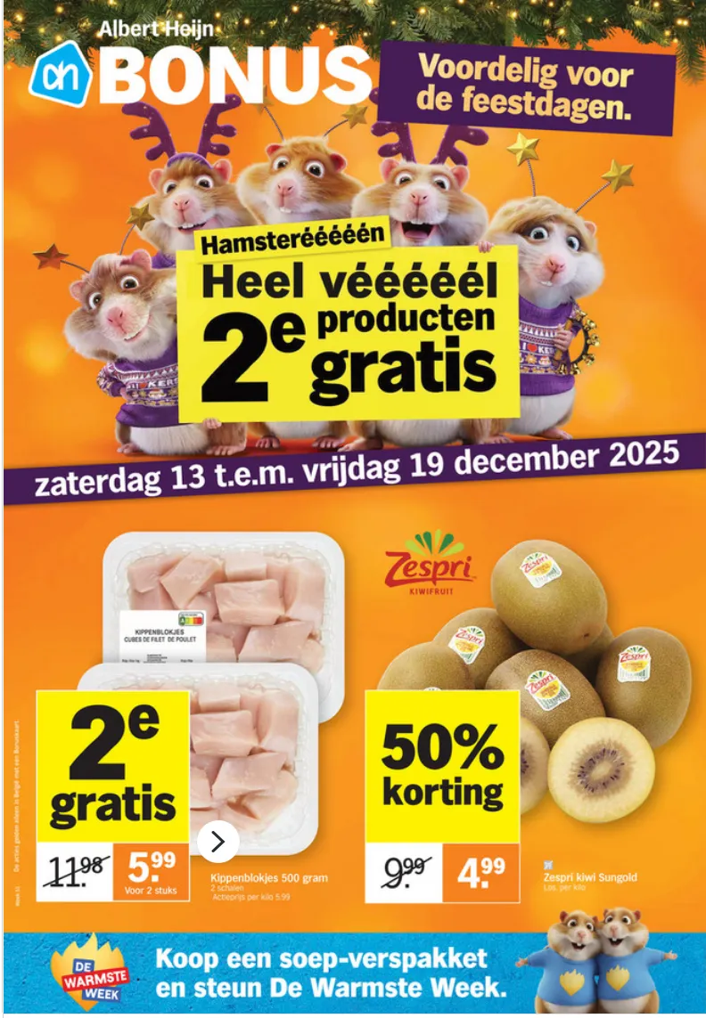 Albert Heijn Folder van 17 december tot 21 december 2025 - Folder pagina 1