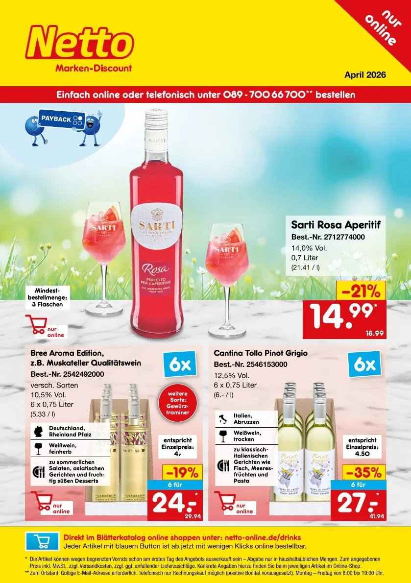 Netto Marken-Discount Angebote von 23. April bis 30. April 2026 - Prospekt seite 1