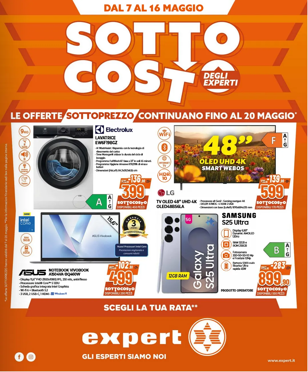  Volantini Expert da 7 maggio a 16 maggio di 2026 - Pagina del volantino 