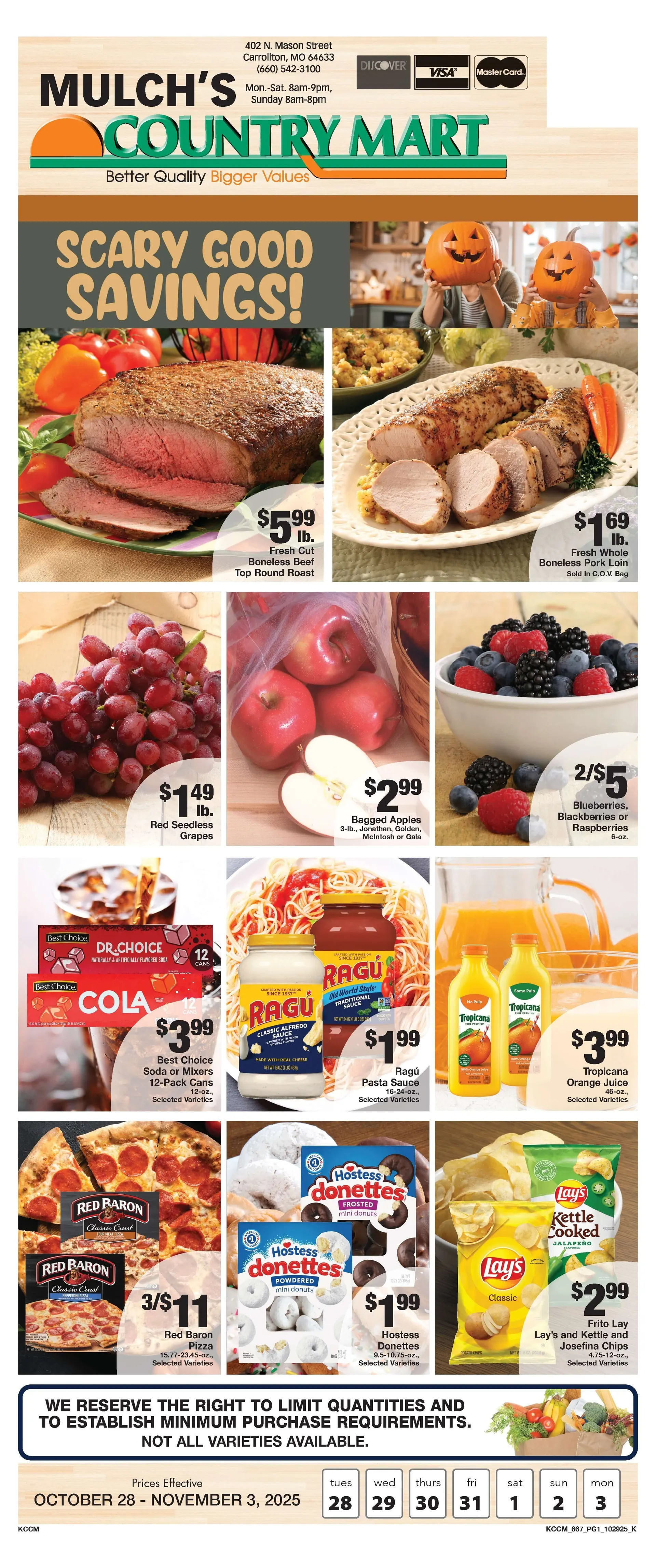 Weekly ad Country Mart weekly ads from October 28 to November 3 2025 - Page 