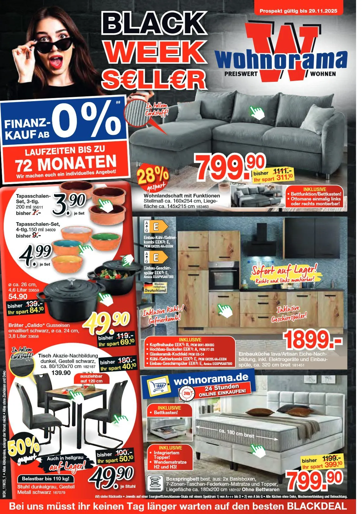 Wohnorama Prospekte von 28. Oktober bis 29. November 2025 - Prospekt seite 