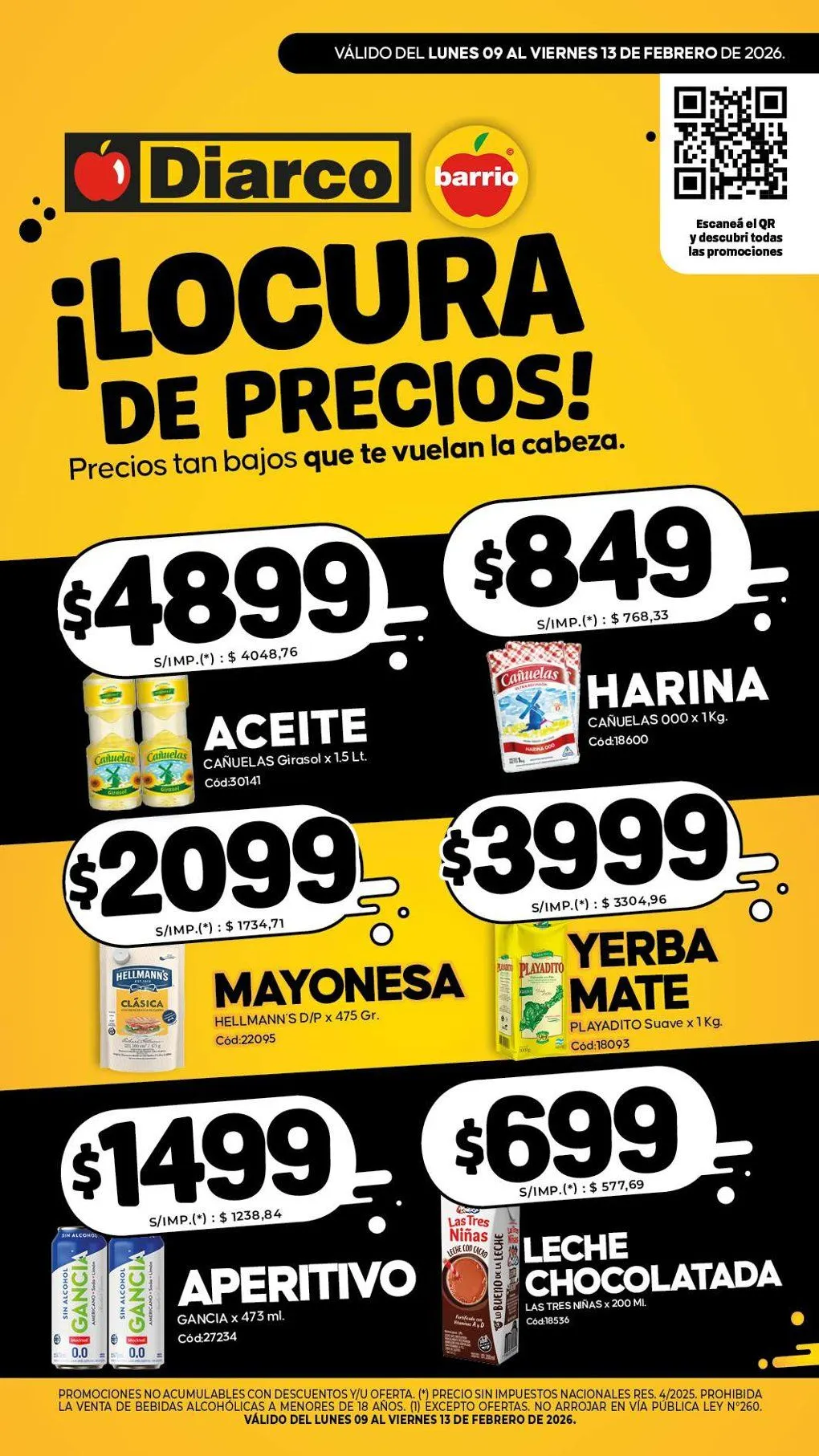 Ofertas de Diarco Ofertas 9 de febrero al 13 de febrero 2026 - Página del catálogo