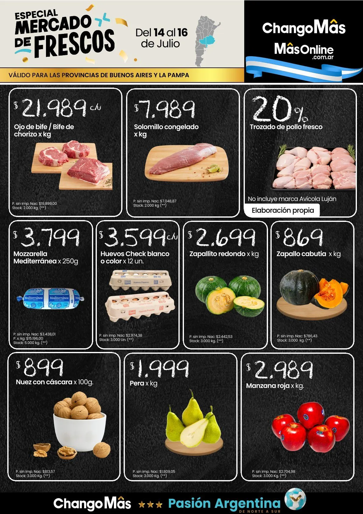 Ofertas de Changomas Ofertas 14 de julio al 16 de julio 2026 - Página 1 del catálogo