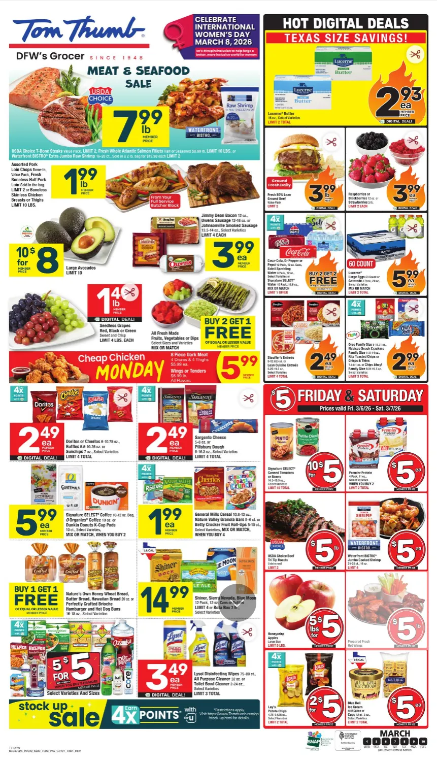 Weekly ad Tom Thumb Sales from March 4 to March 10 2026 - Page 1