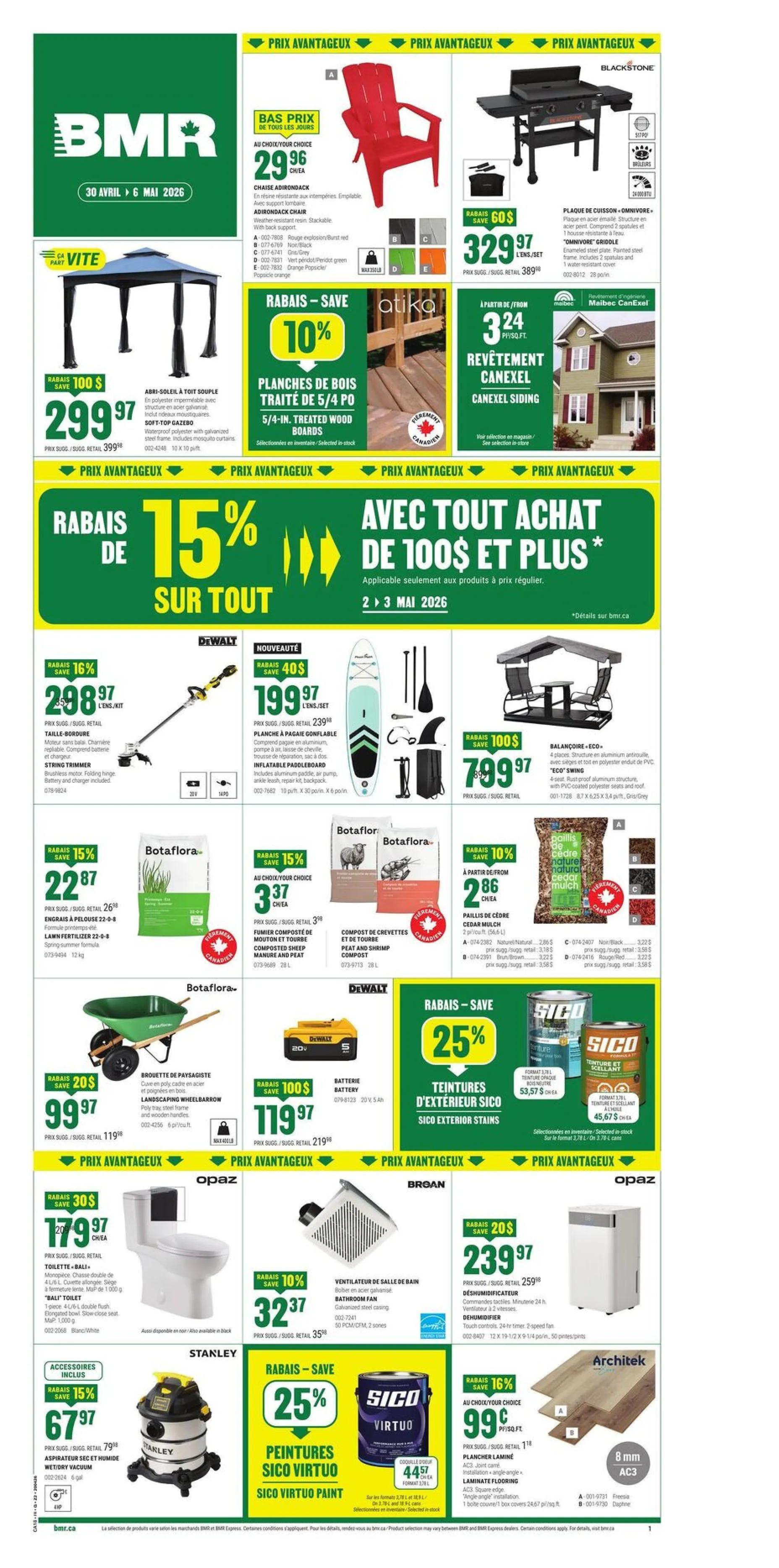BMR Sales from April 30 to May 6 2026 - flyer page 