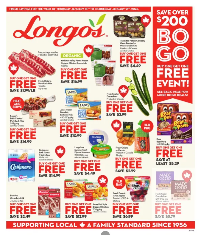 Longo ´s  Sales from January 15 to January 21 2026 - flyer page 1
