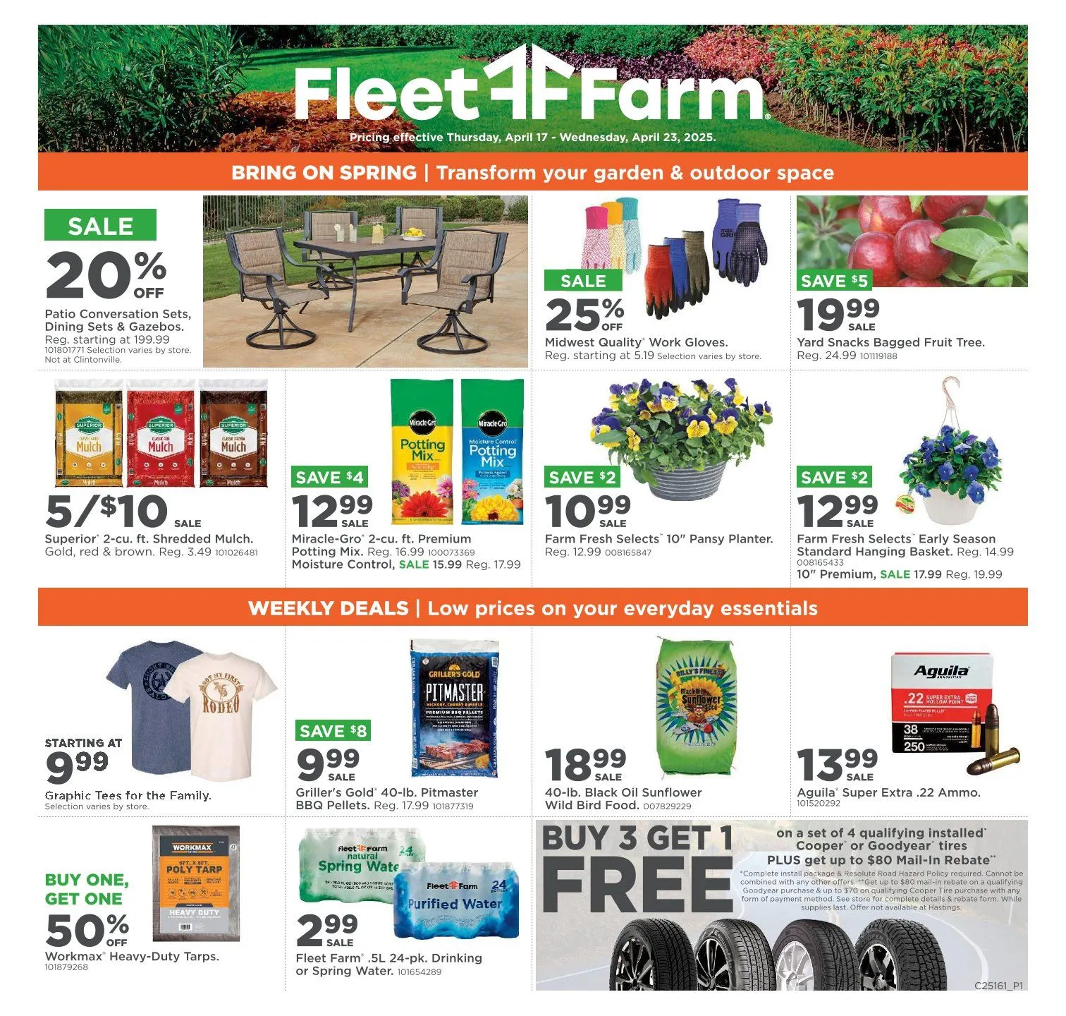 Weekly ad Fleet Farm Deals from April 17 to April 23 2025 - Page 1
