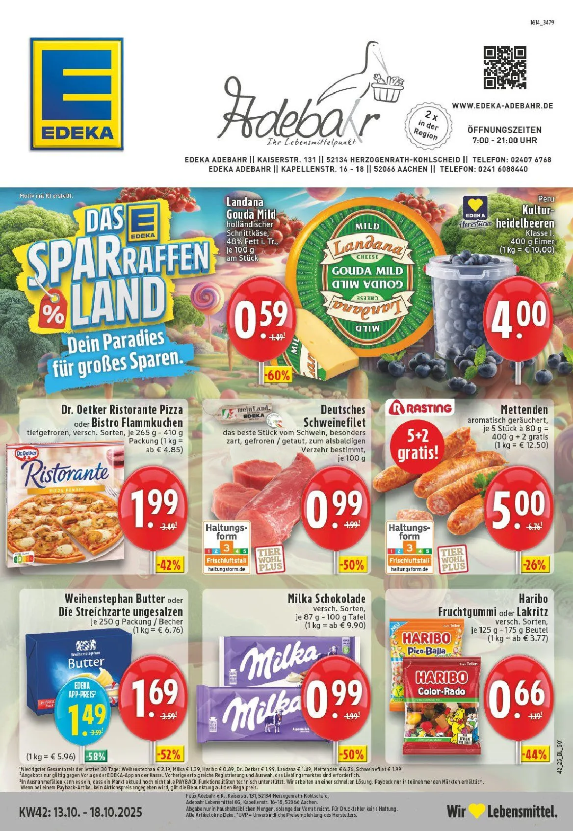 Edeka Prospekte  von 12. Oktober bis 17. Oktober 2025 - Prospekt seite 1