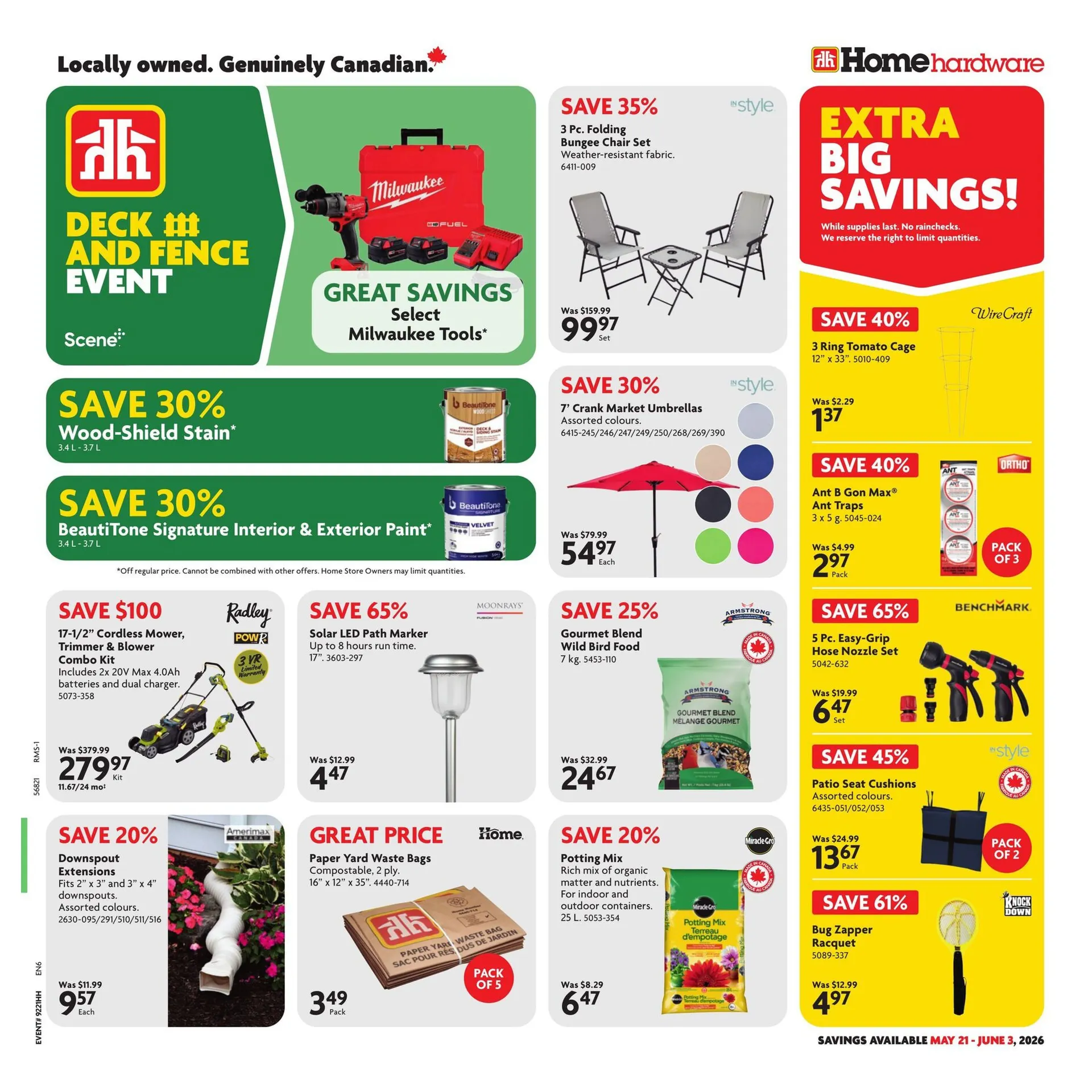 Home Hardware Sales from May 21 to May 27 2026 - flyer page 1