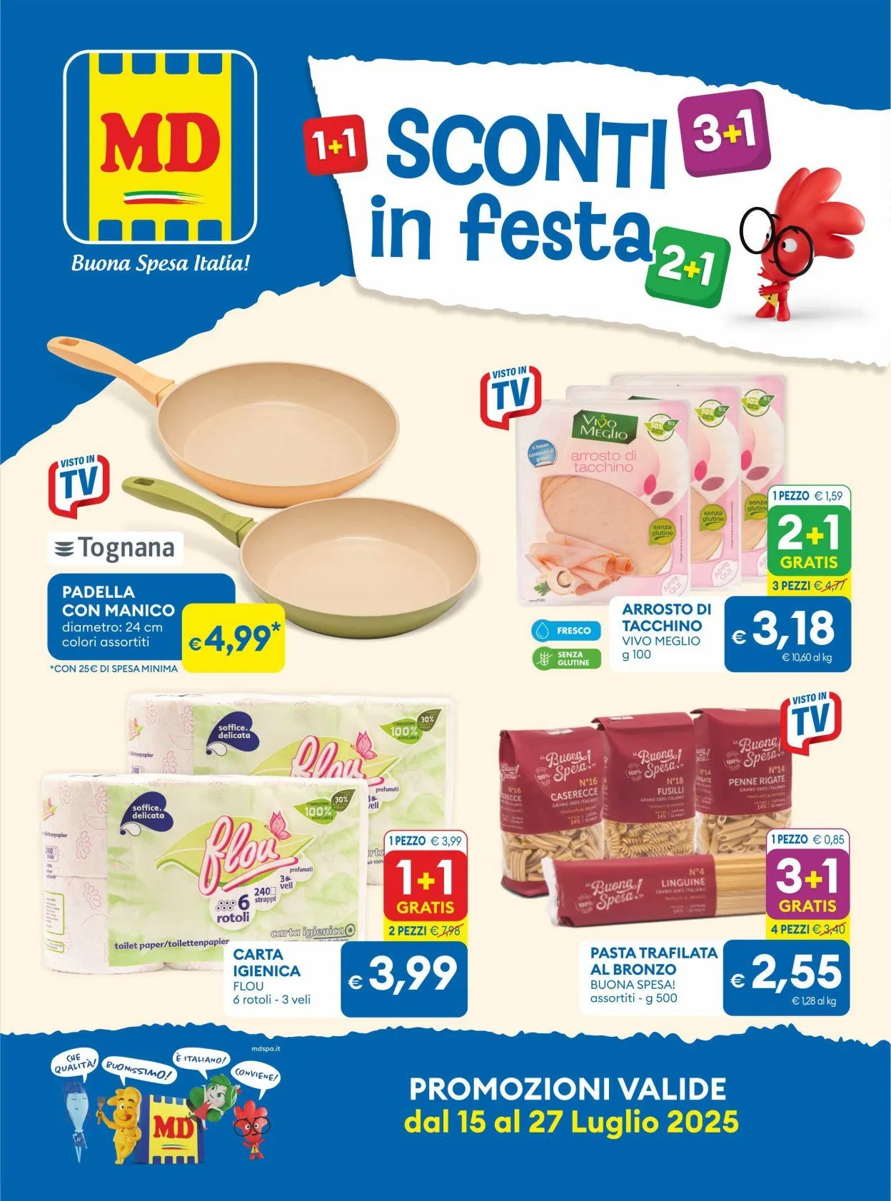 Volantini MD Discount da 15 luglio a 27 luglio di 2025 - Pagina del volantino 