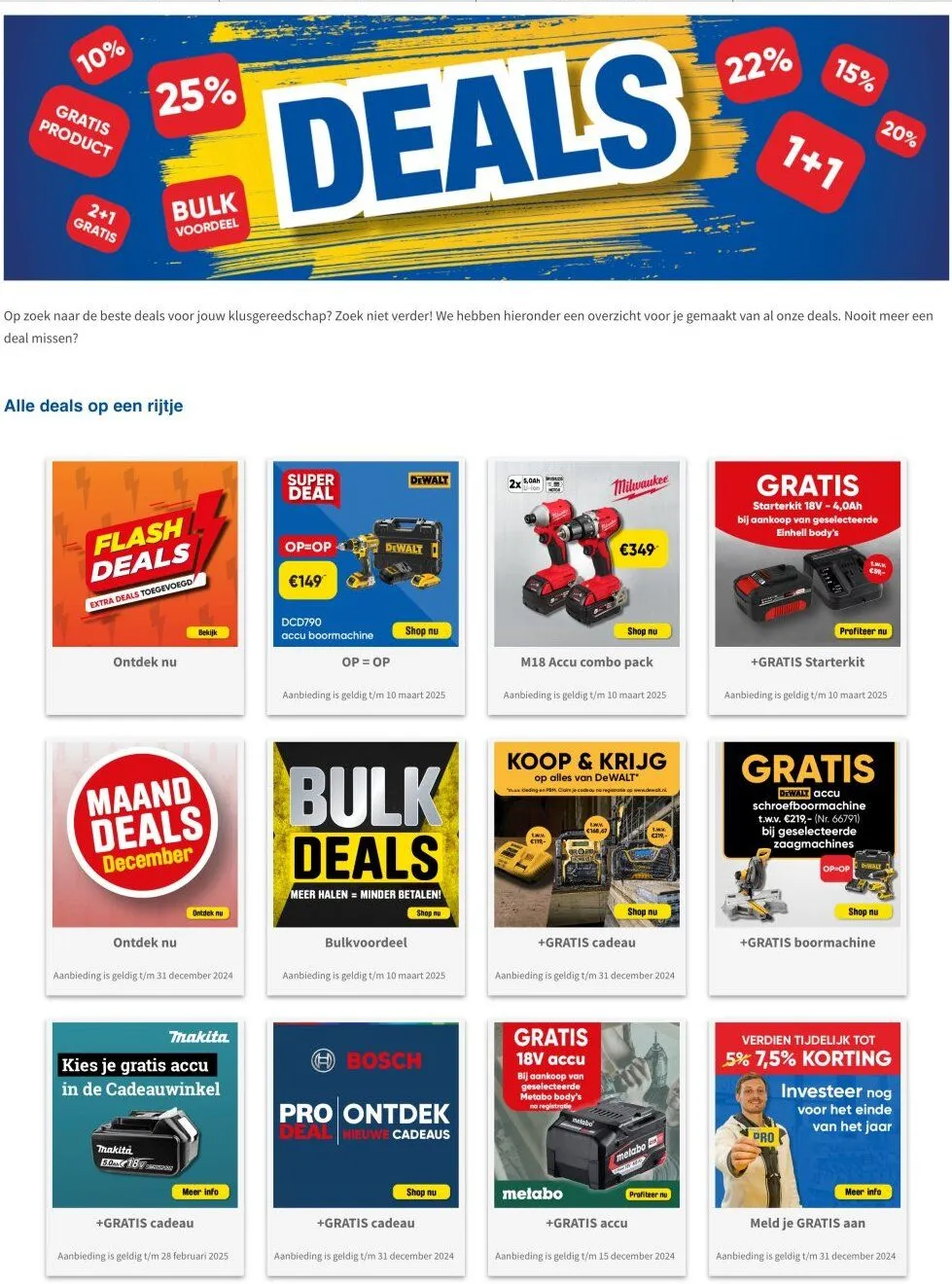 Speciale aanbiedingen van Toolstation van 3 december tot 9 december 2024 - Folder pagina