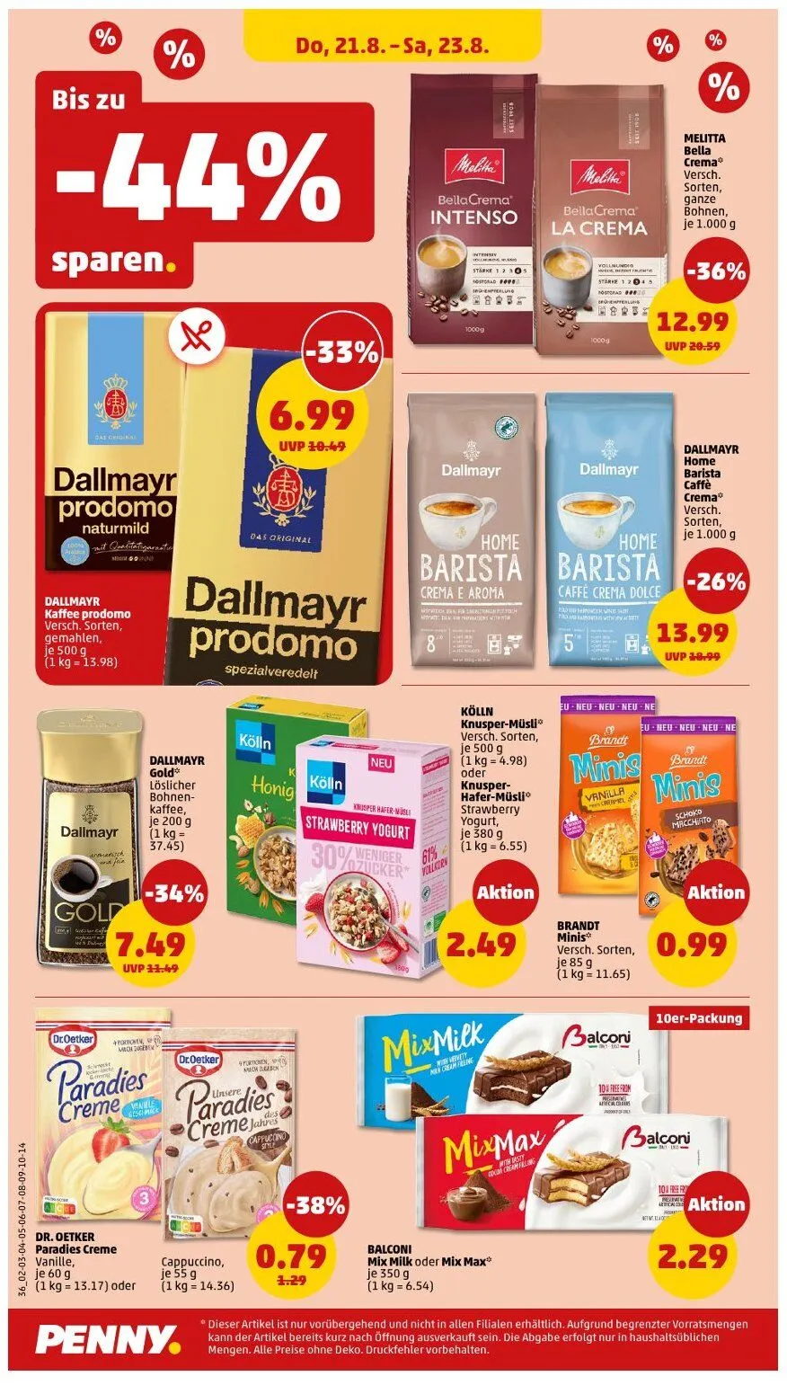  Penny Prospekte von 21. August bis 24. August 2025 - Prospekt seite 