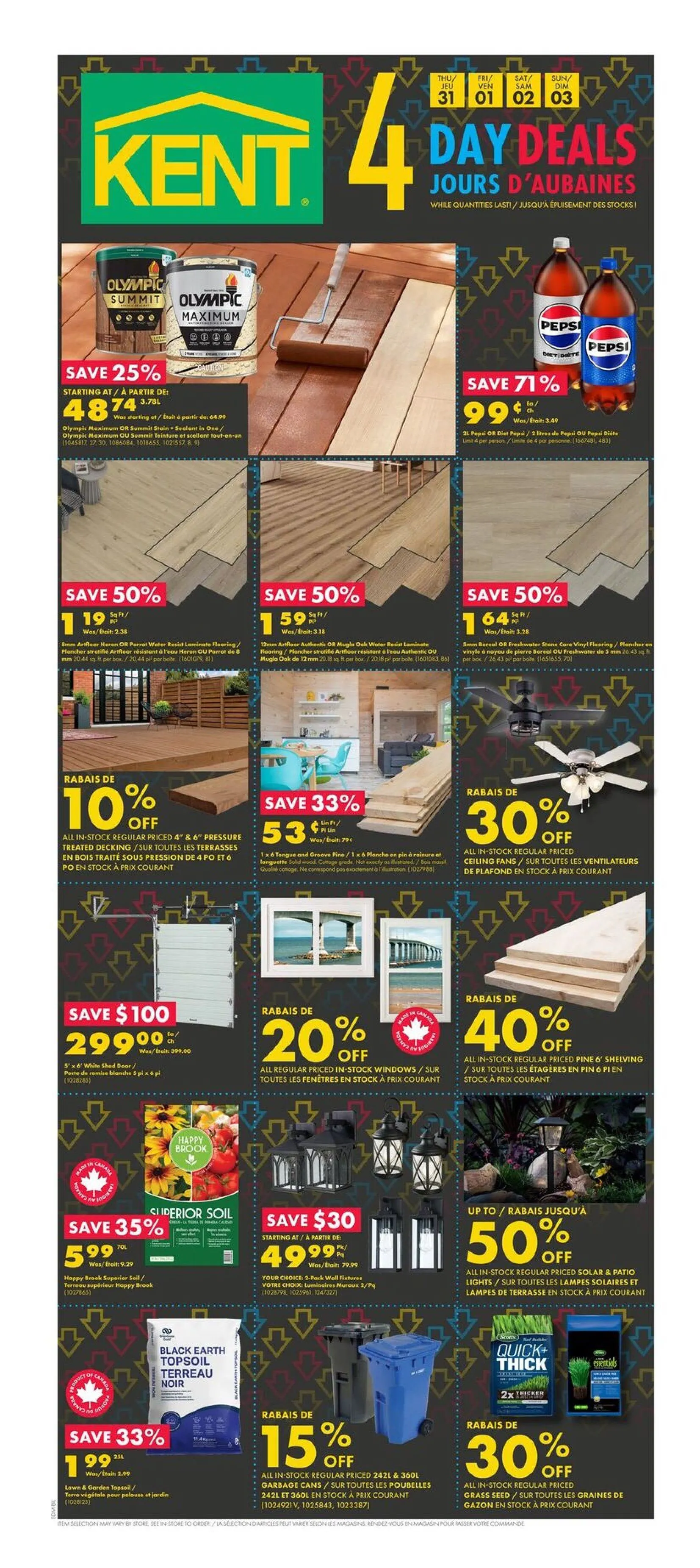 Flyer from July 31 to August 3 2025 - flyer page 1