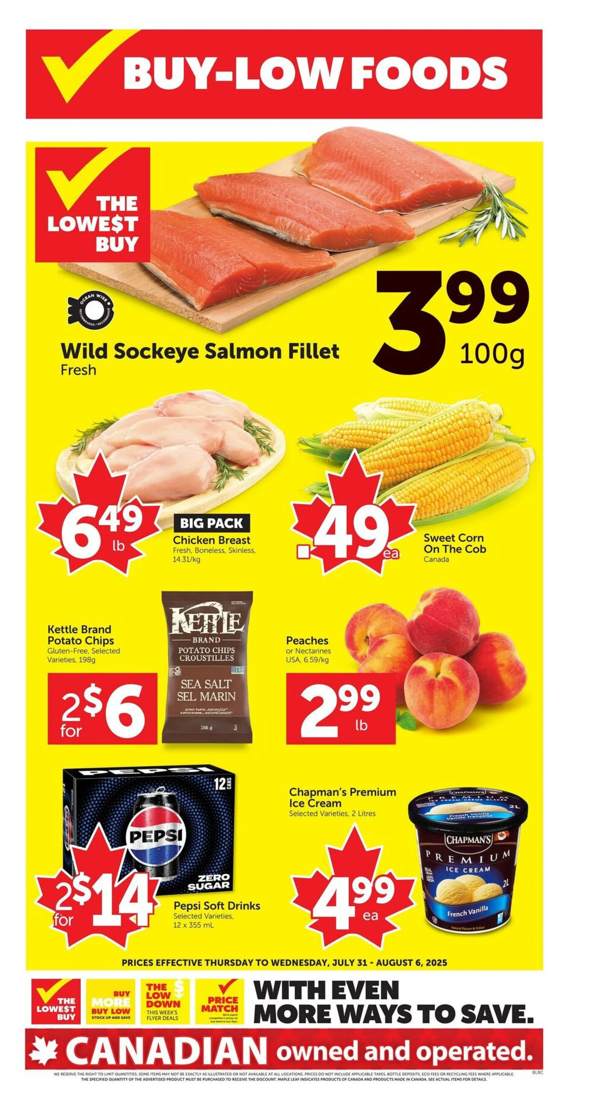 Buy-Low Foods flyers from July 31 to August 6 2025 - flyer page 1