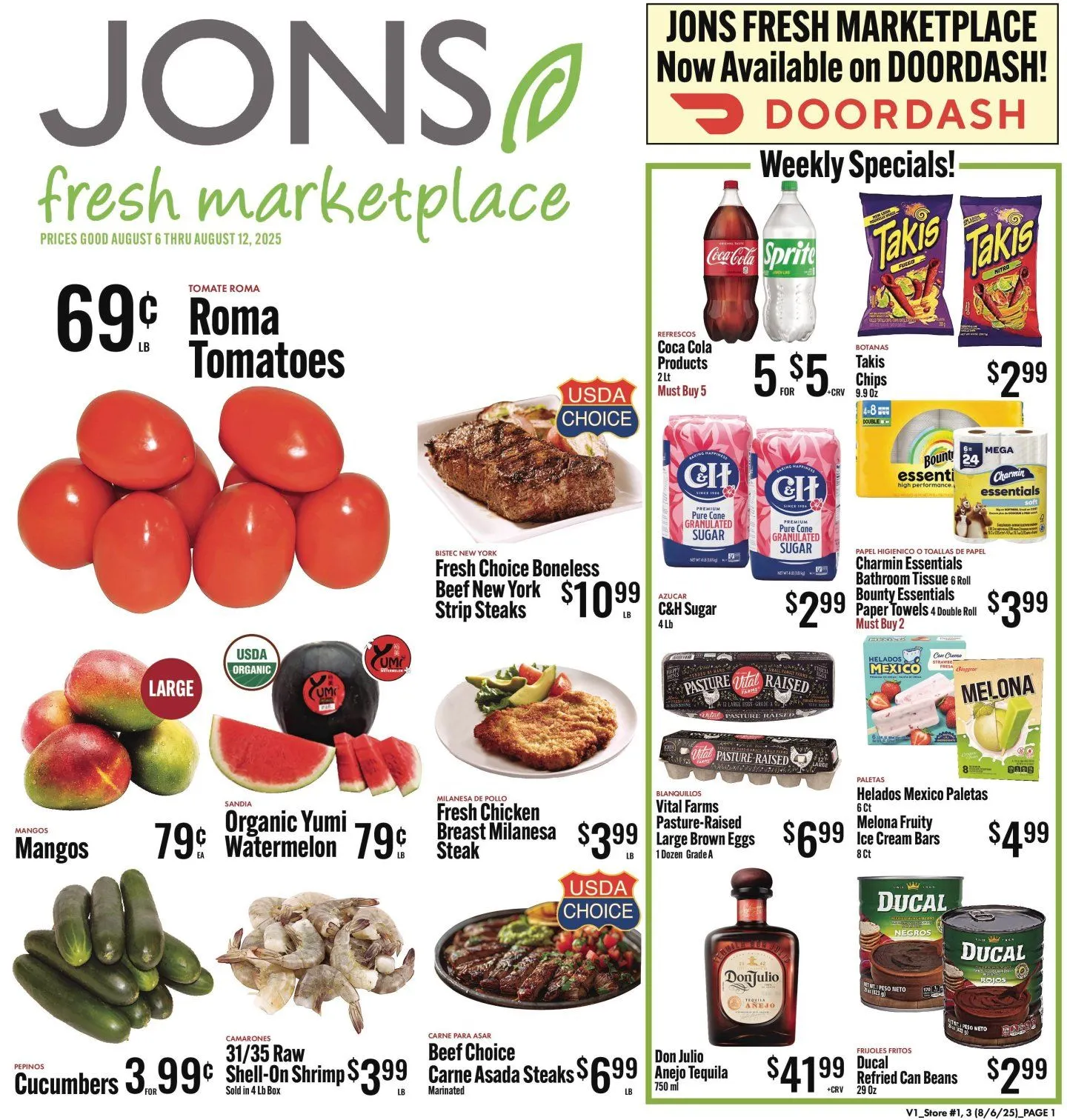 Weekly ad Jons International Sales from August 6 to August 13 2025 - Page 1