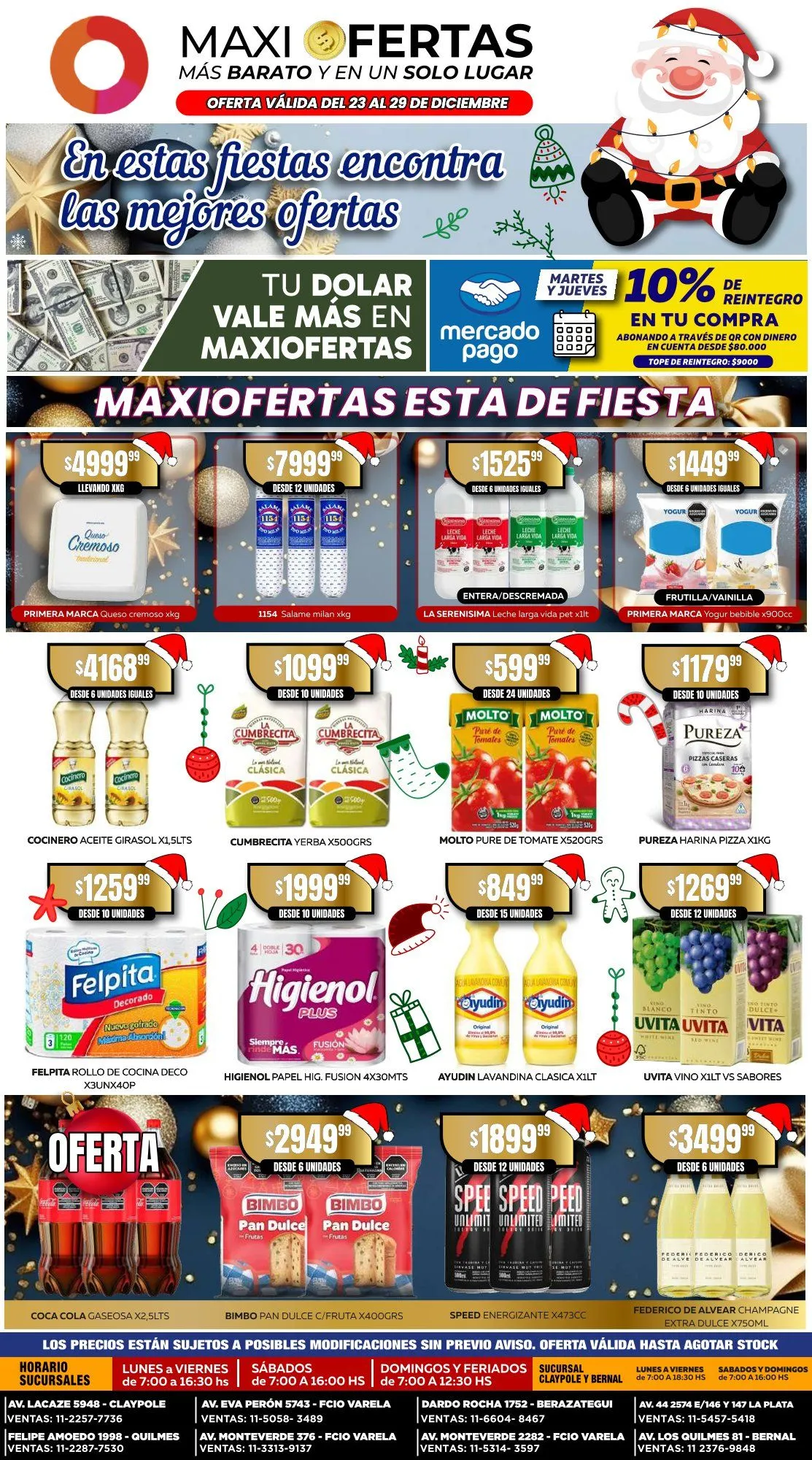 Ofertas de MaxiOfertas Ofertas 23 de diciembre al 29 de diciembre 2025 - Página 1 del catálogo