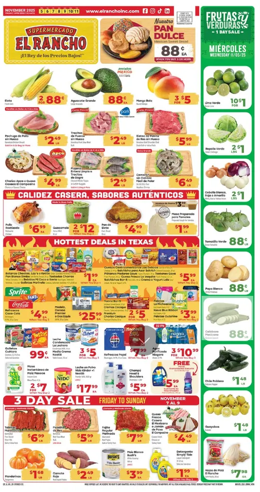Weekly ad El Rancho Sales from November 5 to November 11 2025 - Page 1