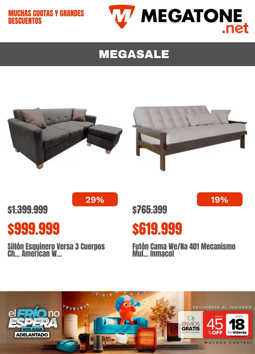 Ofertas de  Megatone Ofertas 4 de mayo al 18 de mayo 2026 - Página 1 del catálogo