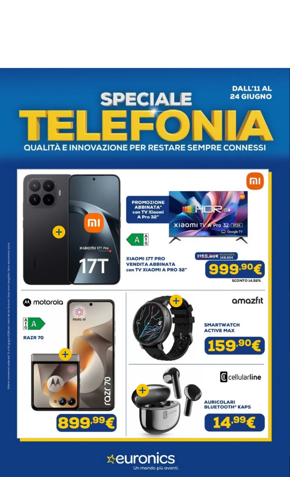Euronics Volantino da 11 giugno a 24 giugno di 2026 - Pagina del volantino