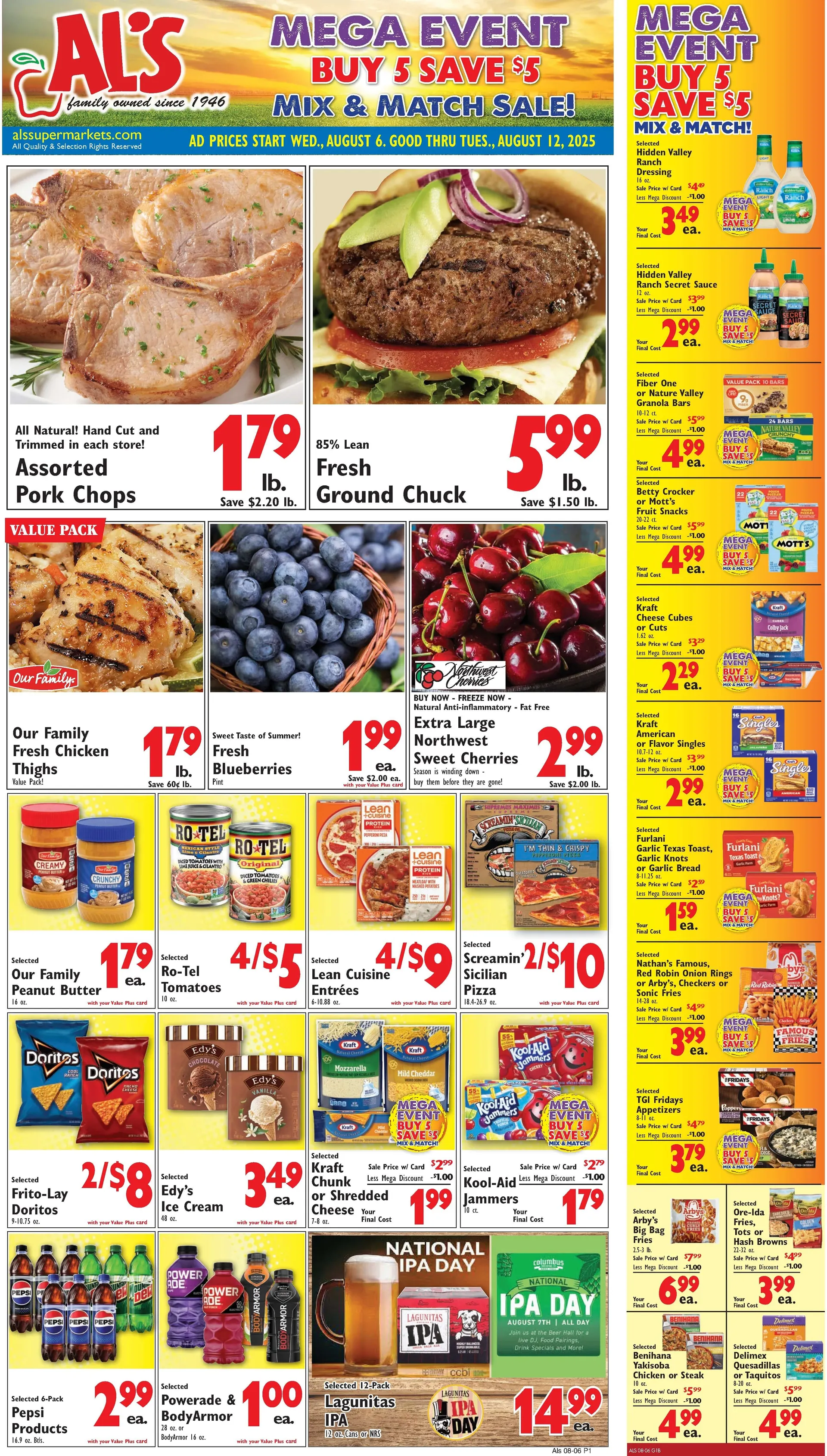 Weekly ad Al's Supermarket Sales from August 6 to August 12 2025 - Page 