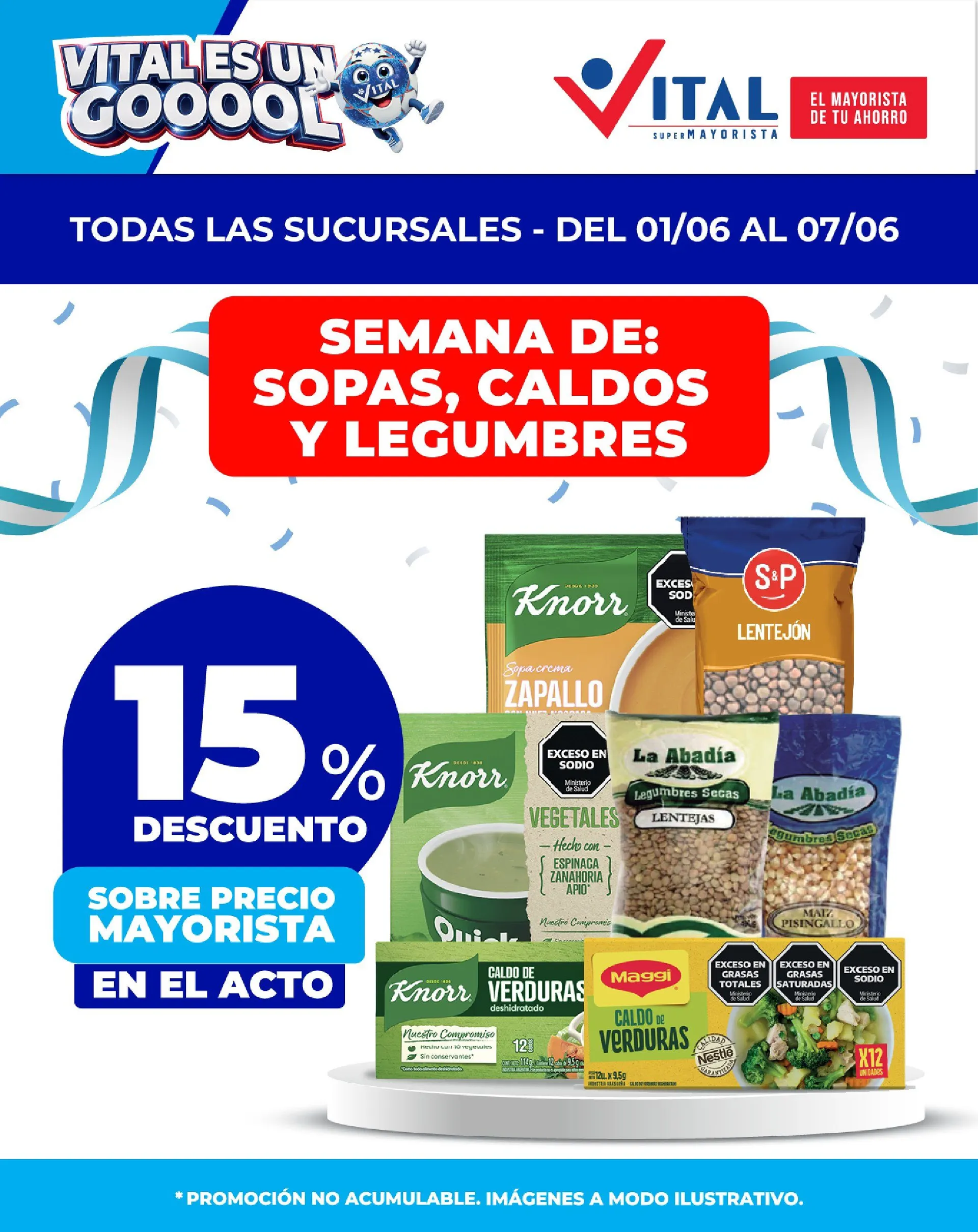 Ofertas de Ofertas Vital  1 de junio al 7 de junio 2026 - Página 1 del catálogo