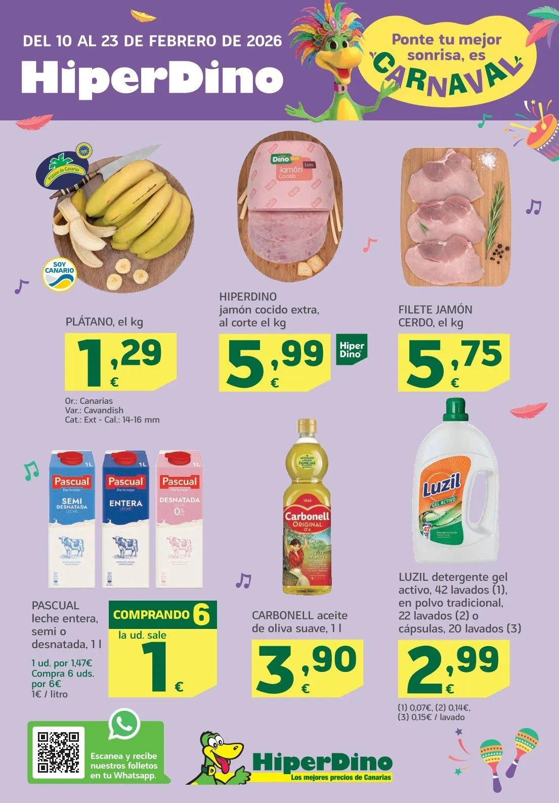 Ofertas HiperDino - 10 de febrero 25 de febrero 2026