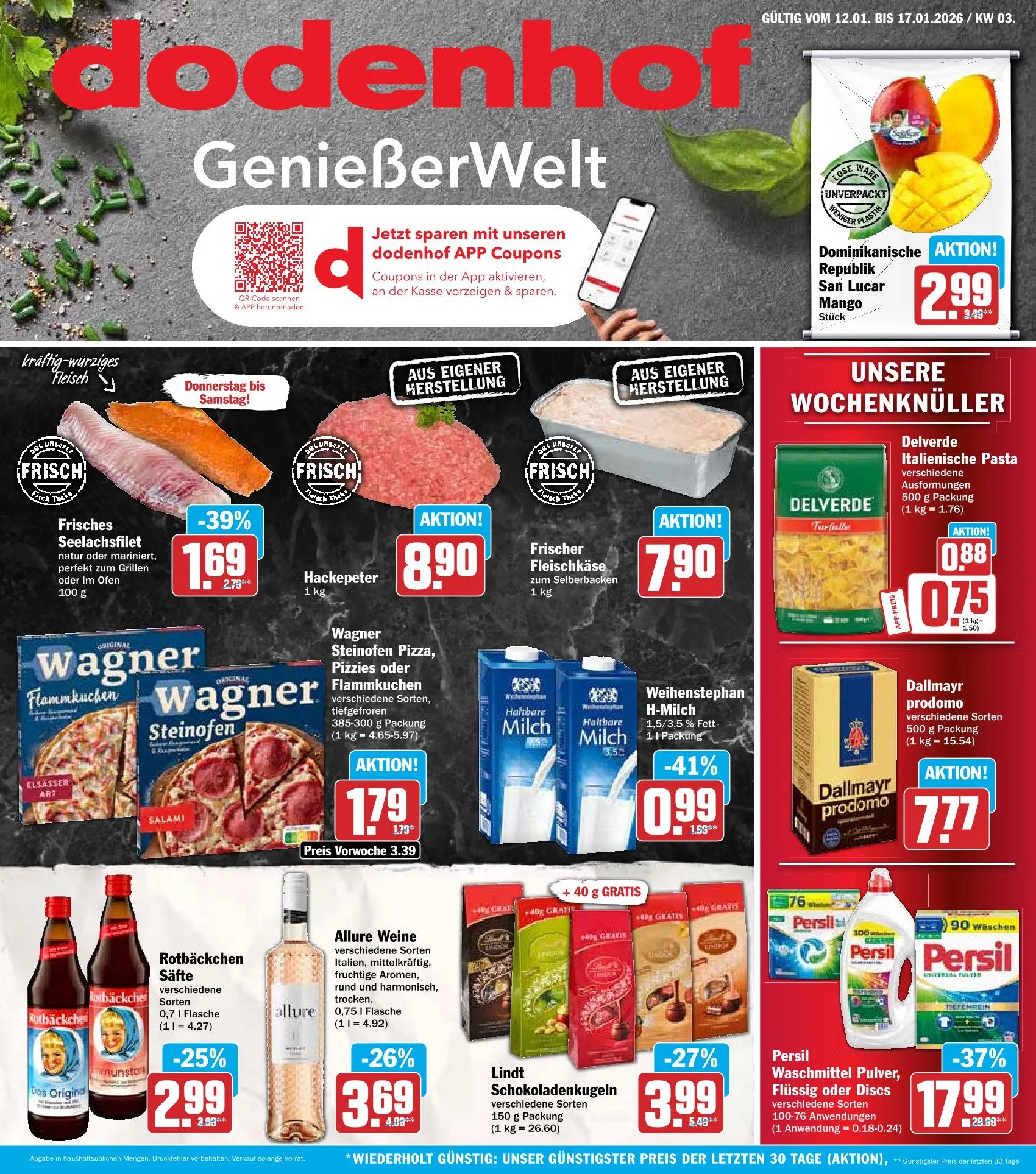 Dodenhof Prospekte von 12. Januar bis 17. Januar 2026 - Prospekt seite 1