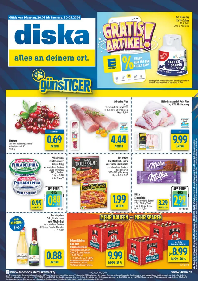 Diska Angebote von 26. Mai bis 30. Mai 2026 - Prospekt seite 
