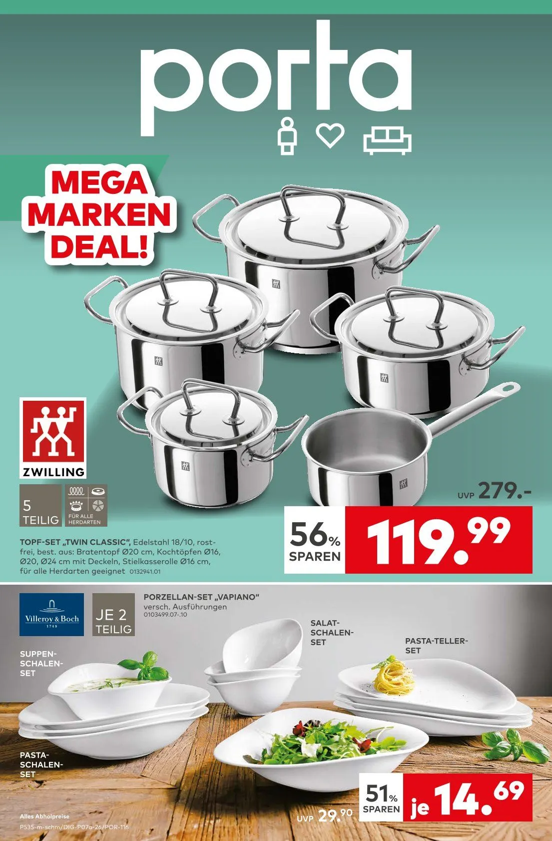  Porta Möbel Angebote von 10. Februar bis 28. Februar 2026 - Prospekt seite 1